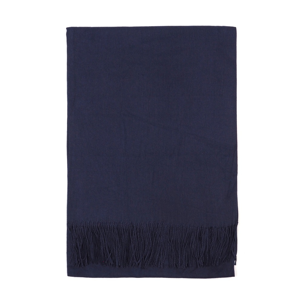 CTC-08 Granatowy szal damski zimowy Cashmere Touch Collection 200x70cm